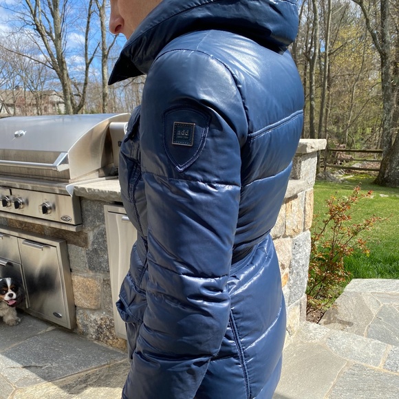 ADD Shiny down Puffy belted Coat.  Sz  4 - Picture 8 of 8